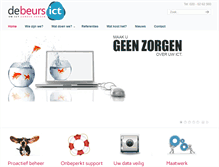 Tablet Screenshot of debeursict.nl